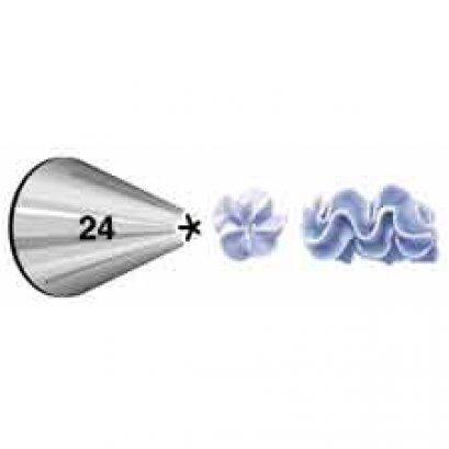 402-24 Wilton STD CLSD STAR TIP #24