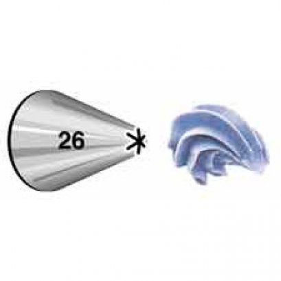 402-26 Wilton STD CLSD STAR TIP #26