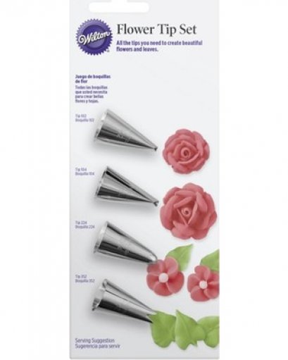 418-6607 FLOWER 4PC SET