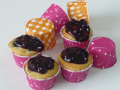 บลูเบอร์รีมัฟฟิน (Blueberry Muffin) 