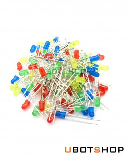 5mm LED light （leg Pin Length: 28MM) (10Pcs/pack) Blue green yellow red(DE003)