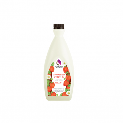 POMONA Strawberry Smoothie สมูทตี้ สตรอว์เบอร์รี่ โพโมนา