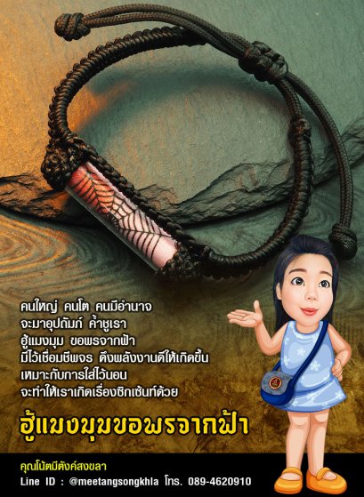 ฮู้แมงมุมขอพรจากฟ้า