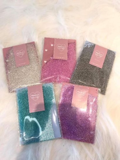 ลูกปัดเม็ดทราย เรซิ่น เม็ดเล็ก ของตกแต่ง