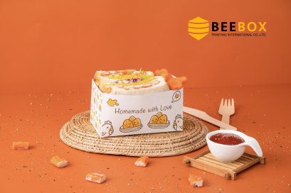 กล่องแซนวิซโบราณลายไข่ไก่น้อย