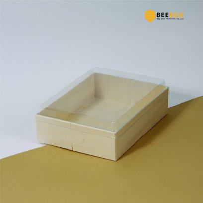 กล่องจัตุรัสลายไม้