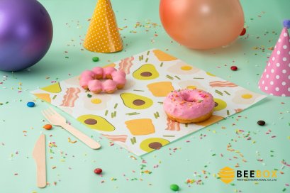 กระดาษรองลายอโวคาโดใหญ่