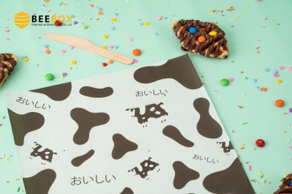 กระดาษรองลายวัวใหญ่