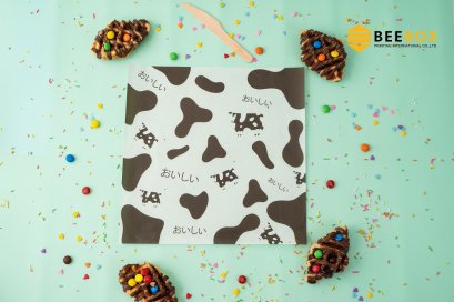 กระดาษรองลายวัวเล็ก