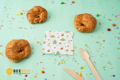 กระดาษรองลายเบเกอรี่เล็ก