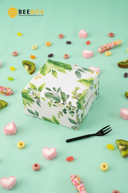 กล่องสแน็คบ็อกซ์จัตุรัสลายธรรมชาติ