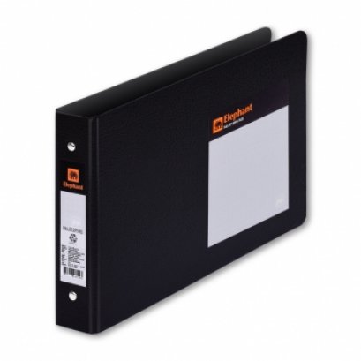 แฟ้มห่วงสั้นดำตราช้าง เบอร์ 212P A5