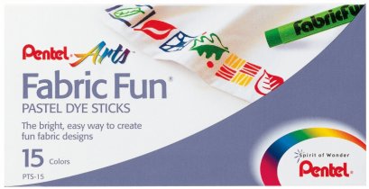 สีเทียนเขียนผ้า เพนเทล 15 สี