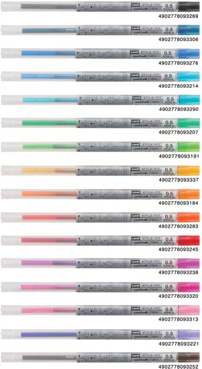ไส้ปากกา Uni Style fit 0.5