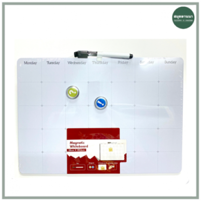 กระดานไวท์บอร์ด JL-022 28*39.5 ซม. แม่เหล็ก มีแพลนเนอร์