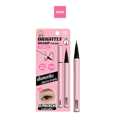 (NEW) MEE BRIGHTLY SHARP EYELINER 01 Black - EXP.07/29