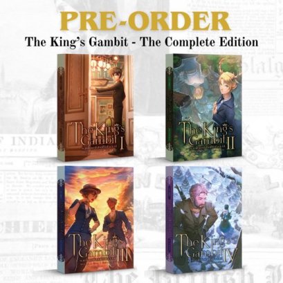 หนังสือ The King’s Gambit กลเม็ดกษัตริย์ไร้บัลลังก์ เล่ม1-4
