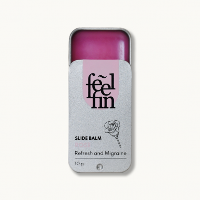 Rose Aromatic Slide Balm (Silver)