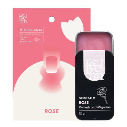 Rose Aromatic Slide Balm อโรม่าบาล์ม กุหลาบ (Black)