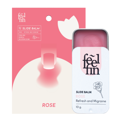 Rose Aromatic Slide Balm อโรม่าบาล์ม กุหลาบ (Silver)
