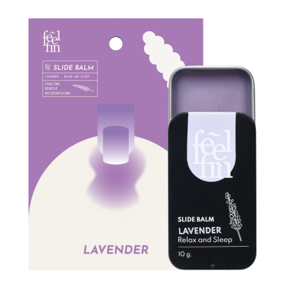 Lavender Aromatic Slide Balm อโรม่าบาล์ม กลิ่น ลาเวนเดอร์ (Black)