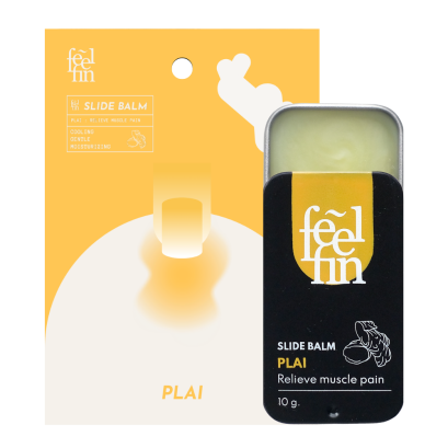 Yellow Herbal Balm อโรม่าบาล์มไพล (Black)