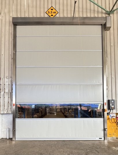 ประตูผ้าใบเปิดปิดเร็วอัตโนมัติ (PVC Speed shutter door)