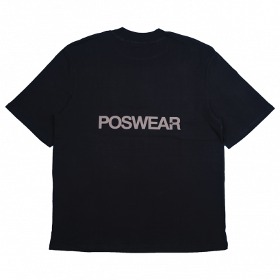 Poswear Basic logo Black/Grey T-Shirt