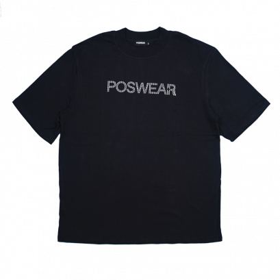 Poswear Basic logo Black Diamond Black T-Shirt