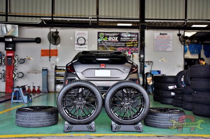 เปลี่ยนล้อ honda civic