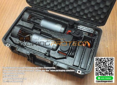 งานออกแบบโฟมกันกระแทกสำหรับอุปกรณ์ใส่กล่องถ่ายภาพใต้น้ำแบบมืออาซีพ
