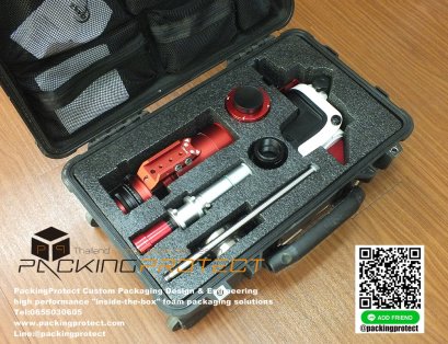 งานออกแบบโฟมกันกระแทกสำหรับอุปกรณ์กล่องดูดาว