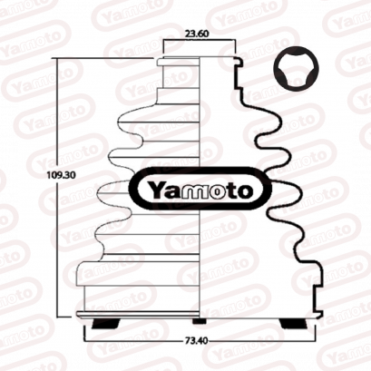 DRIVE SHAFT BOOT - INNER CAMRY/AURION 04427-06360/04428-06410