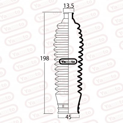 STEERING GEAR BOOT Airtrek ,Lancer Cedia