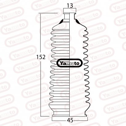 STEERING GEAR BOOT ACCORD 2008