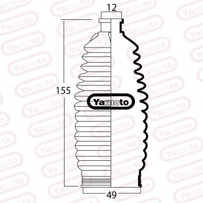 STEERING GEAR BOOT CRV 2007