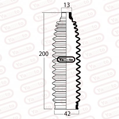 STEERING GEAR BOOT  NEO,N16 (LH)