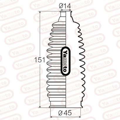 STEERING RACK BOOT SWIFT ZC53,ZC13