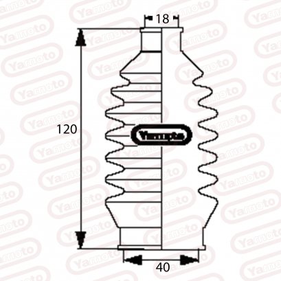 STEERING GEAR BOOT NO.2 CARRY/SUPER CARRY