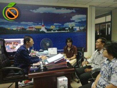 การปรึกษาหารือการดำเนินงานโครงการขยายฐานการสร้างเสริมสุขภาพในสถานประกอบการ