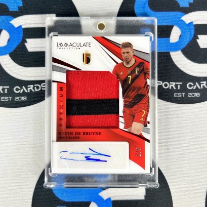 2021 Panini Immaculate Soccer Premium Patch Auto Asia /8 - Kevin De Bruyne