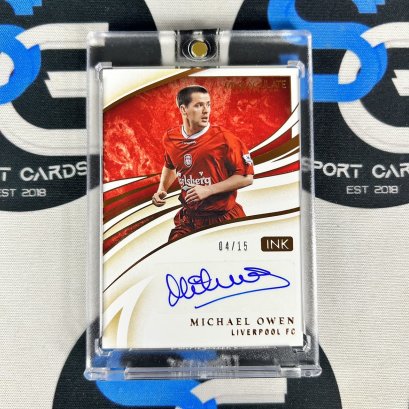2020 Panini Immaculate Soccer Ink Auto /15 - Michael Owen