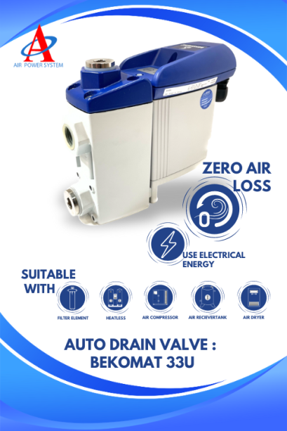 ออโต้เดรนไฟฟ้า / ออโต้เดรน Trap / Auto Drain Valve : Bekomat 33U