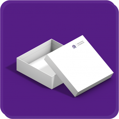 Half Slotted Container with Cover