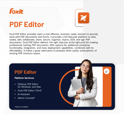 Foxit PDF Editor (Subscription)