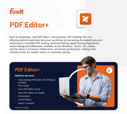 Foxit PDF Editor+ (Subscription)