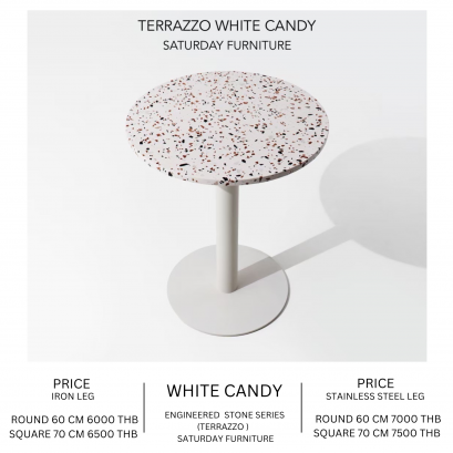 TERRAZZO WHITE CANDY