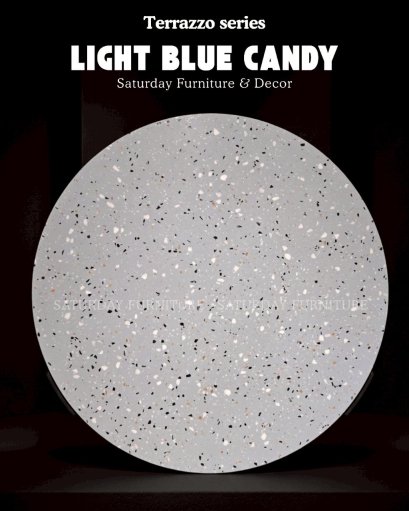 TERRAZZO LIGHT BLUE CANDY