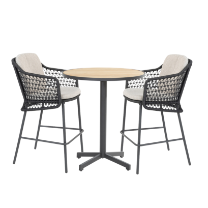 Fiesta bar table set with Tramonti bar chairs