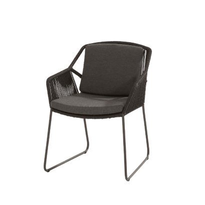 Accor เก้าอี้ทานข้าวกลางแจ้ง สีแอนทราไซต์